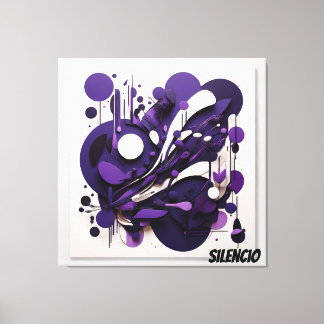 Lienzo Decorativo Biodiversidad Nocturna Silencio Leinwanddruck