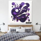 Lienzo Decorativo Biodiversidad Nocturna Silencio Leinwanddruck (Insitu (Schlafzimmer))