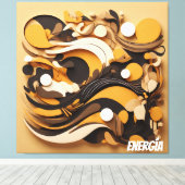 Lienzo Decorativo Biodiversidad Solar Energía Leinwanddruck (Insitu (Holzboden))