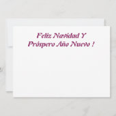 Lienzo Decorativo navidad 1 - 002 Einladung (Rückseite)