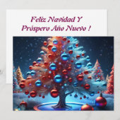 Lienzo Decorativo navidad 1 - 002 Einladung (Vorne/Hinten)