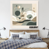 Lienzo Minimal Equilibrio y Naturaleza Leinwanddruck (Insitu (Schlafzimmer))