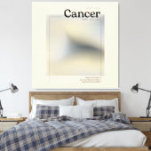 Lienzo Póster Zodíaco Cancer Leinwanddruck (Insitu (Schlafzimmer))