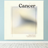 Lienzo Póster Zodíaco Cancer Leinwanddruck (Insitu (Holzboden))