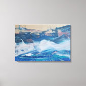 Lienzo Print Coast Yellow Monticelli Art Leinwanddruck (Vorderseite)