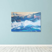 Lienzo Print Coast Yellow Monticelli Art Leinwanddruck (Insitu (Holzboden))