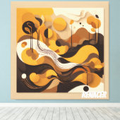 Lienzo Solar Renacer y Naturaleza Leinwanddruck (Insitu (Holzboden))