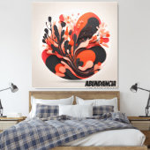 Lienzo Tropical Abundancia y Naturaleza Leinwanddruck (Insitu (Schlafzimmer))