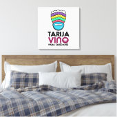 Lienzo vino para quedarse leinwanddruck (Insitu (Schlafzimmer))