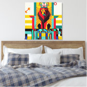 Lienzo Yehudah Judah Leinwanddruck (Insitu (Schlafzimmer))
