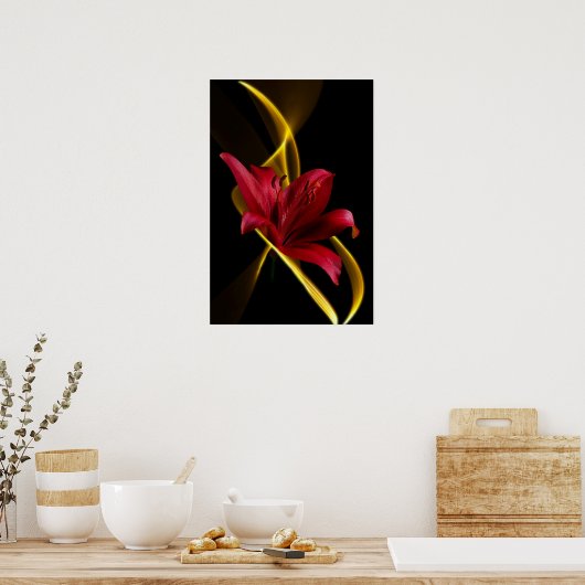 Lies and Ribbon Print Poster (Küche)