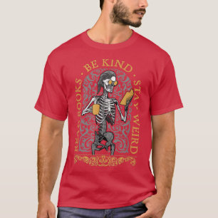 Lies Books Be Kind Bleibe komisches Gothic Book Lo T-Shirt