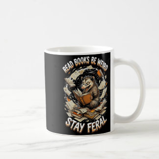 Lies Bücher, sei seltsam, bleibe wild lustiges Opo Kaffeetasse
