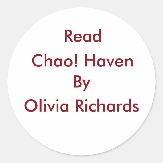 Lies Chao! Aufkleber (Vorderseite)