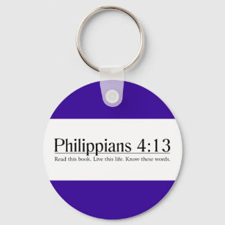 Lies die Philippinen 4:13 Schlüsselanhänger