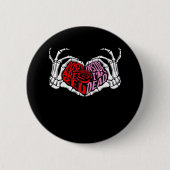 Lies drinnen, ich bin tot - Sarcastic Valentine's  Button (Vorderseite)
