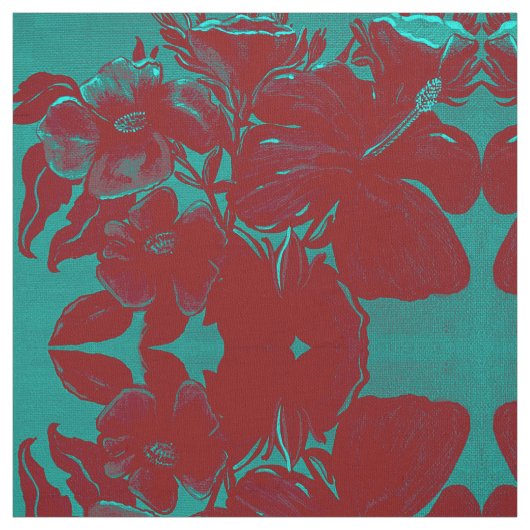 Lies in Augusta und Red Fabric Stoff (Muster)