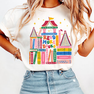 Lies mehr Bücher Lehrer-Shirt Buchliebhaber Lehre Tri-Blend Shirt