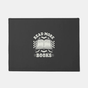 Lies Mehr Bücher Retro Halloween Buchliebhaber Fußmatte