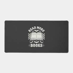 Lies Mehr Bücher Retro Halloween Buchliebhaber Schreibtischunterlage