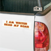 Lies mein Roar Autor Motto Funny Autoaufkleber (Auf Lkw)