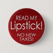Lies meinen Lipstick! Button (Vorderseite)
