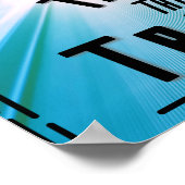 Lies Reisen schneller als die Wahrheit Poster (Ecke)