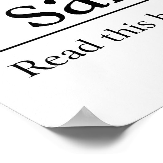 Lies the Bible Psalm 91:11-12 Poster (Ecke)