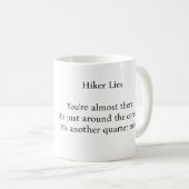 Lies Wikers Tell" Funny Wanderkaffee Tasse (VorderseiteRechts)