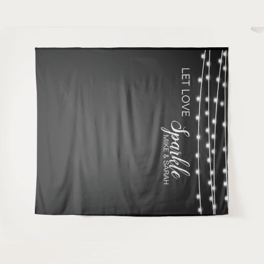 Ließ Liebe funkeln Foto-Standbanner Tapestry Wandteppich (Vorderseite (Horizontal))