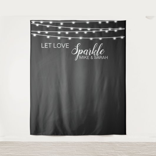 Ließ Liebe funkeln Foto-Standbanner Tapestry Wandteppich (Vorderseite)