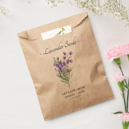 Ließ Liebe Grow l Lavender Seeds Gastgeschenk Hoch Geschenktütchen