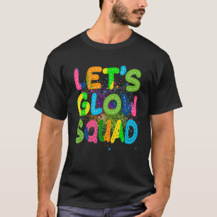 Ließt der Krawatte der Glow Squad Retro Colorful Q T-Shirt