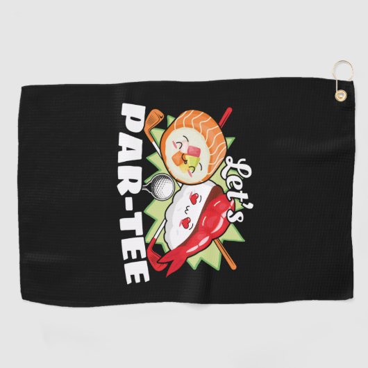 Ließt Par T-Shirt Golf Pun - Golfplatz Party Golfhandtuch (Horizontal)