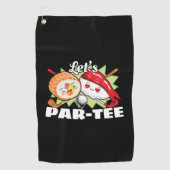 Ließt Par T-Shirt Golf Pun - Golfplatz Party Golfhandtuch (Vorderseite)