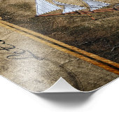 Ließt Sail Away - Nautic Fotodruck (Ecke)