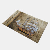 Ließt Sail Away - Nautic Fußmatte (Schrägansicht)