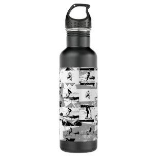 Ließt Scoot Around - Scooter-Rider Edelstahlflasche