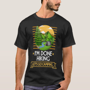 Ließt Wandern Go Camping Wandern Natur Lover Tra T-Shirt