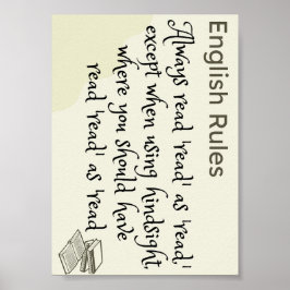 Liest du es lesen oder lesen? poster