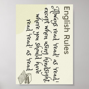 Liest du es lesen oder lesen? poster