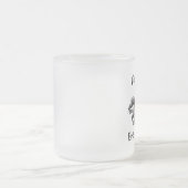 Liest du überhaupt? gefrosteter Becher Mattglastasse (Mittel)