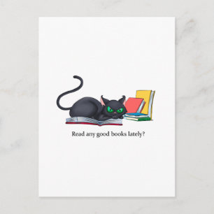 Liest in letzter Zeit irgendwelche guten Bücher? Postkarte