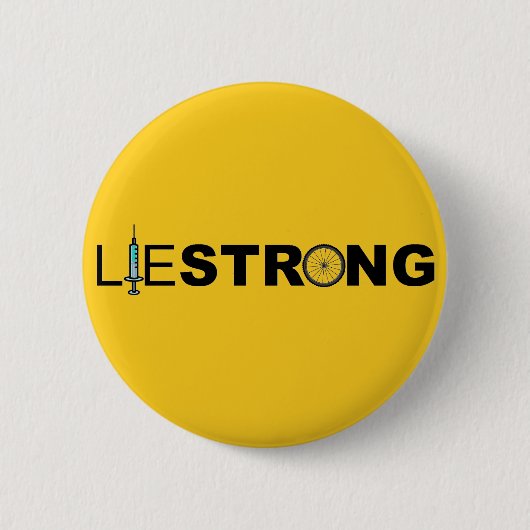 LIESTRONG - Lance Armstrong Button (Vorderseite)