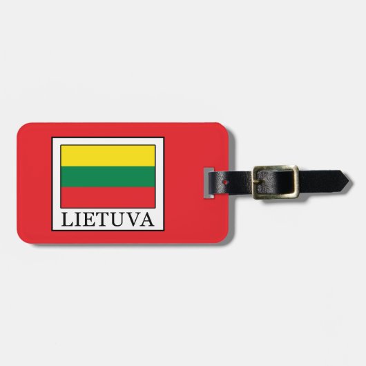 Lietuva Gepäckanhänger (Vorderseite horizontal)