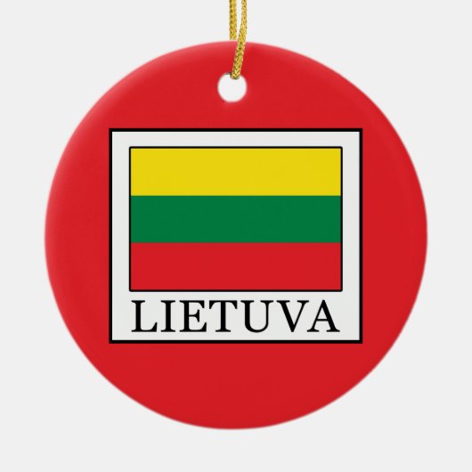Lietuva Keramik Ornament (Vorne)