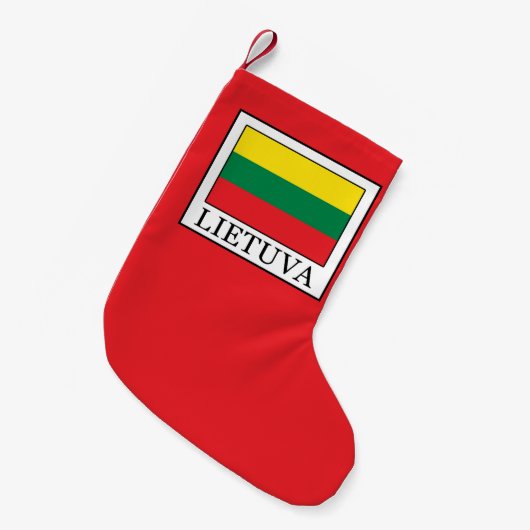 Lietuva Kleiner Weihnachtsstrumpf (Vorderansicht (hängend))