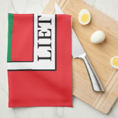 Lietuva Küchentuch (Viertel Falte)