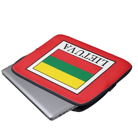 Lietuva Laptopschutzhülle (Vorne Knopf)