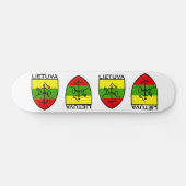Lietuva, Lettland, latvija Symbol Skateboard (Horizontal)
